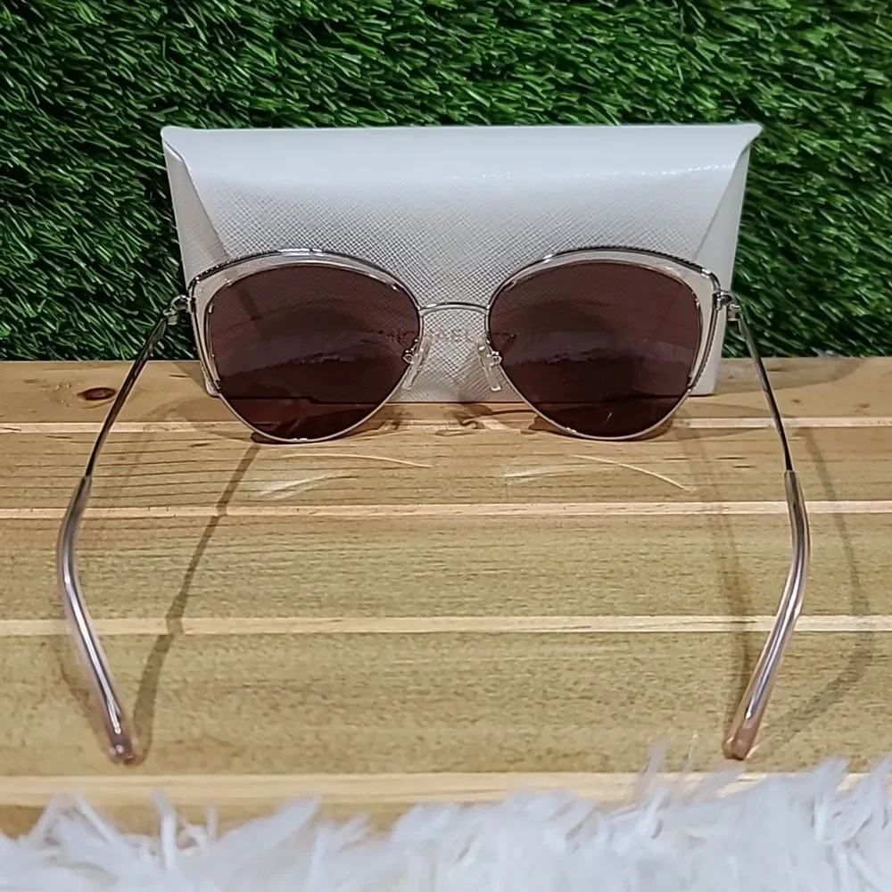 Michael Kors Sunglasses MK1046-115376 Key Biscayne Silver New - Picture 8 of 10